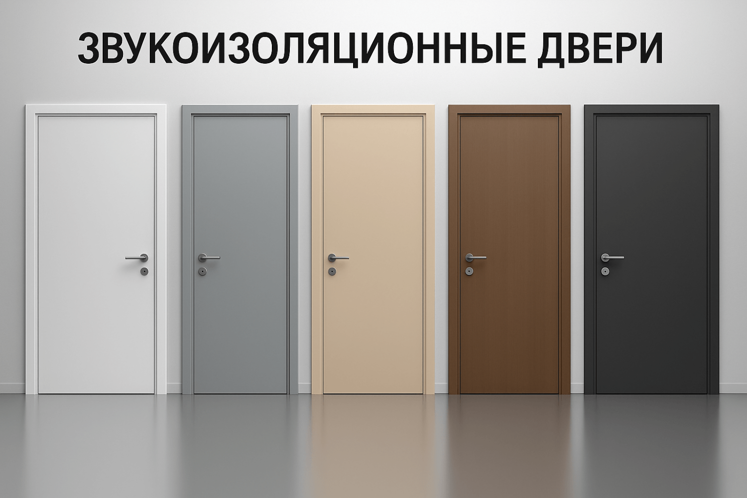 Выбор межкомнатных шумоизоляционных дверей