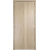 Влагостойкая дверь экошпон EtaDoor глухая одностворчатая Дуб беленый