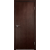 Влагостойкая дверь экошпон EtaDoor глухая одностворчатая Венге