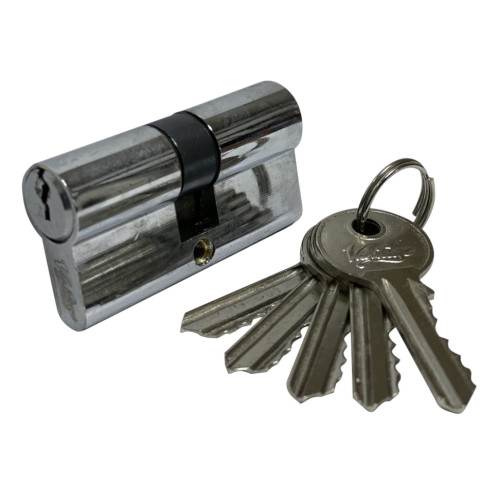 Механизм цилиндровый (5 ключей) V60-5 CP (хром)