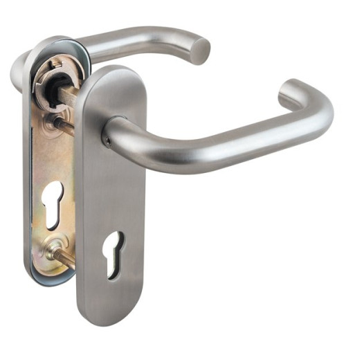 Ручка дверная V0192 INOX (нержавеющая сталь)