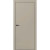 Межкомнатная дверь Силк ПЭТ мокко с черной АБС-кромкой