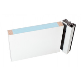 Влагостойкая межкомнатная дверь ПВХ Посейдон белая