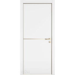 Дверь звукоизоляционная ДГ-622 Белый бархат/молдинг, 42 Дб