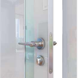 Дверь звукоизоляционная ДО-619 Серый глянец