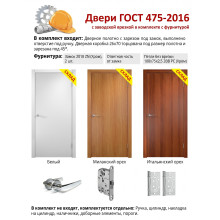 двери ГОСТ 475-2016