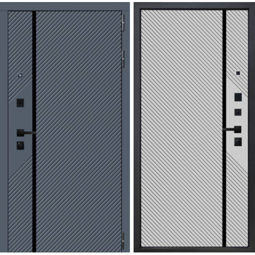 Дверь входная Страж К-16 (3К YoDoors-16) Velluto Oscure AG 710, внутренняя отделка - Velluto Gelato AG 701