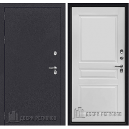 Дверь входная уличная Страж К-20 Термо, цвет Букле Графит, панель - 3k yodoors-20 цвет velluto bianco