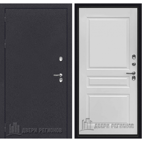 Дверь входная уличная Страж К-20 Термо, цвет Букле Графит, панель - 3k yodoors-20 цвет velluto bianco