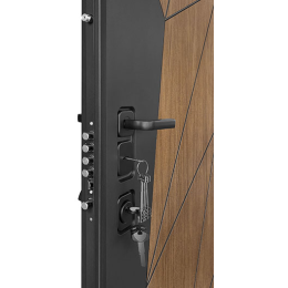 Дверь входная уличная Композит Термо, цвет Тик