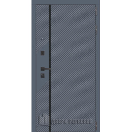 Дверь входная Страж К-16, цвет velluto oscure ag 710, панель - 3k yodoors-16 цвет velluto bianco ag 701 (3К YoDoors-16)