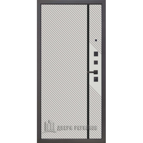 Дверь входная Страж К-16 (3К YoDoors-16) Velluto Oscure AG 710, внутренняя отделка - Velluto Gelato AG 701
